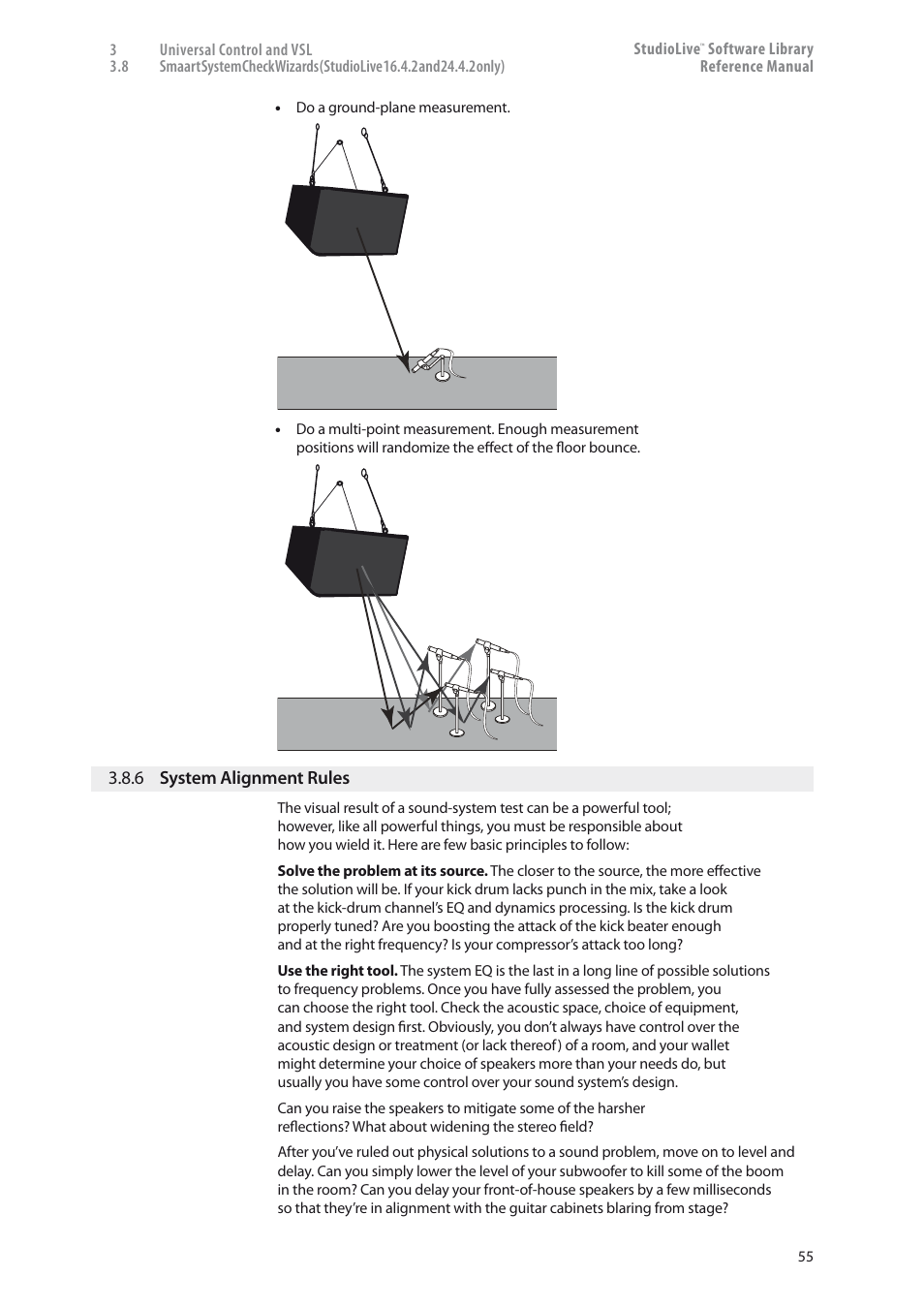 6 system alignment rules — 55 | PreSonus StudioLive 24.4.2 User Manual | Page 59 / 150