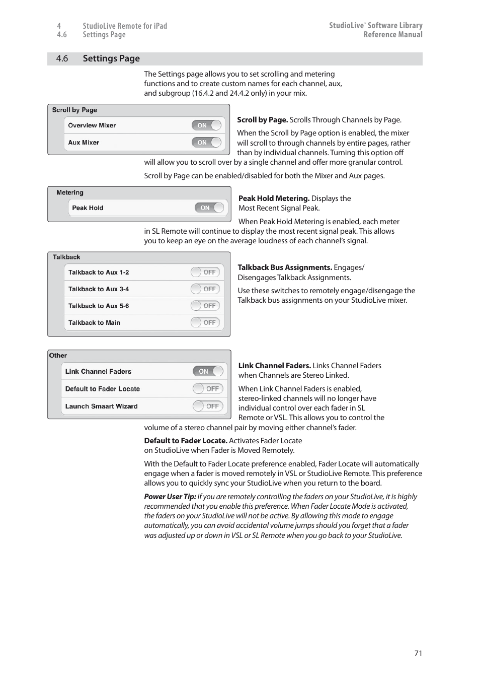 PreSonus StudioLive 24.4.2 User Manual | Page 75 / 150