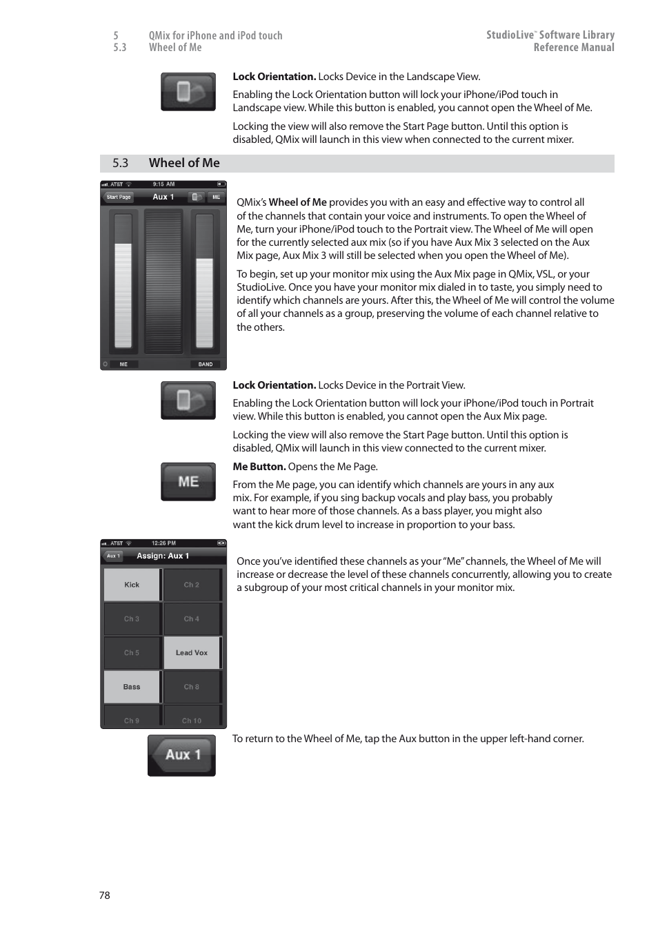 Wheel of me — 78 | PreSonus StudioLive 24.4.2 User Manual | Page 82 / 150