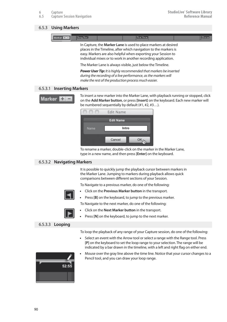 3 using markers — 90 | PreSonus StudioLive 24.4.2 User Manual | Page 94 / 150