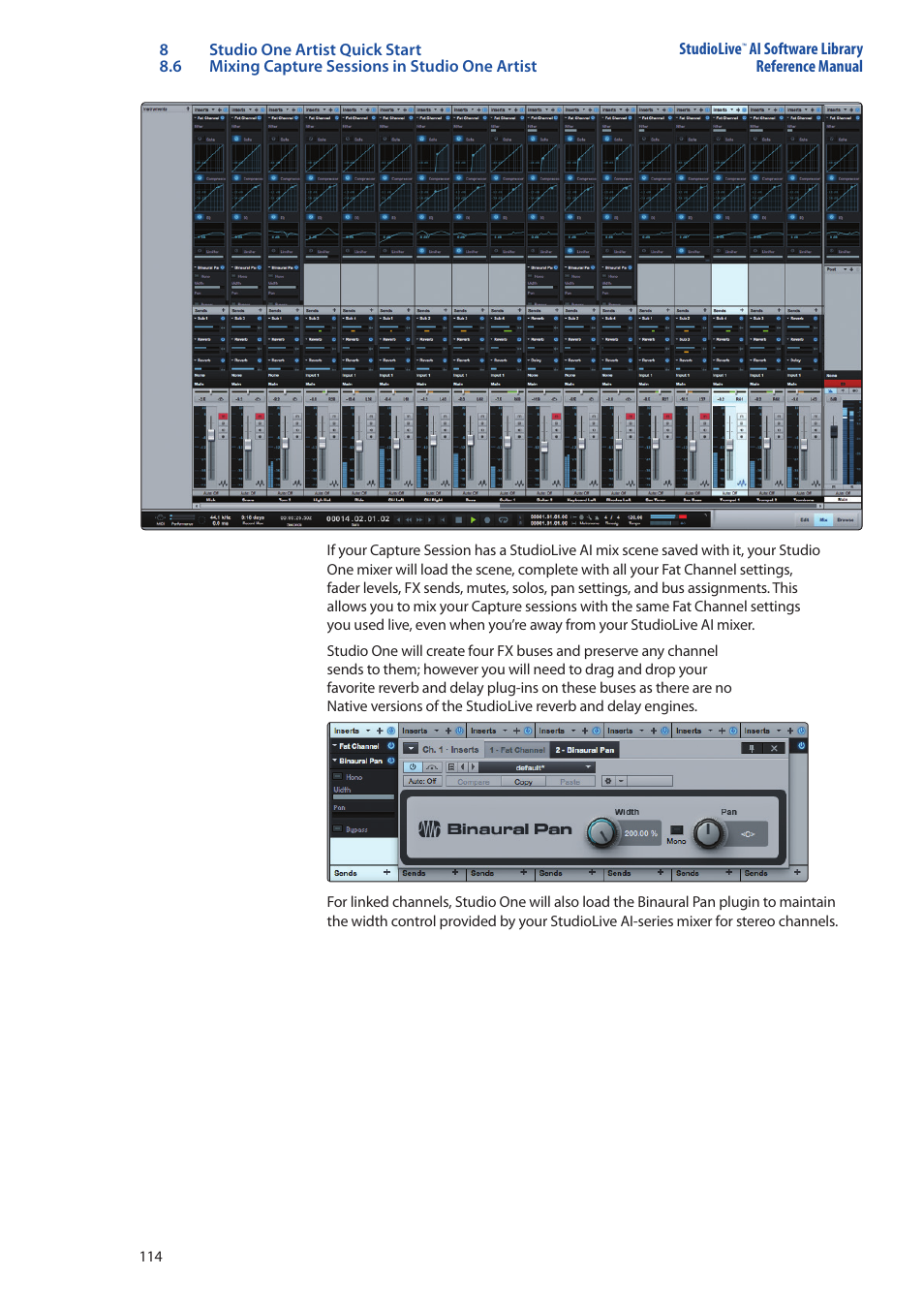 PreSonus StudioLive AI Series User Manual | Page 118 / 120