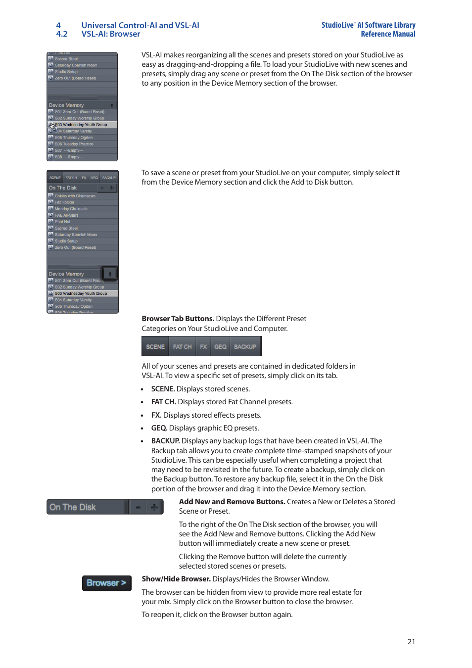 PreSonus StudioLive AI Series User Manual | Page 25 / 120