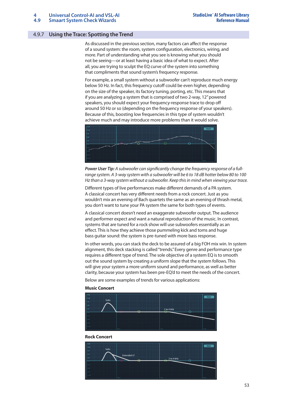 7 using the trace: spotting the trend, 7 using the trace: spotting the trend — 53 | PreSonus StudioLive AI Series User Manual | Page 57 / 120