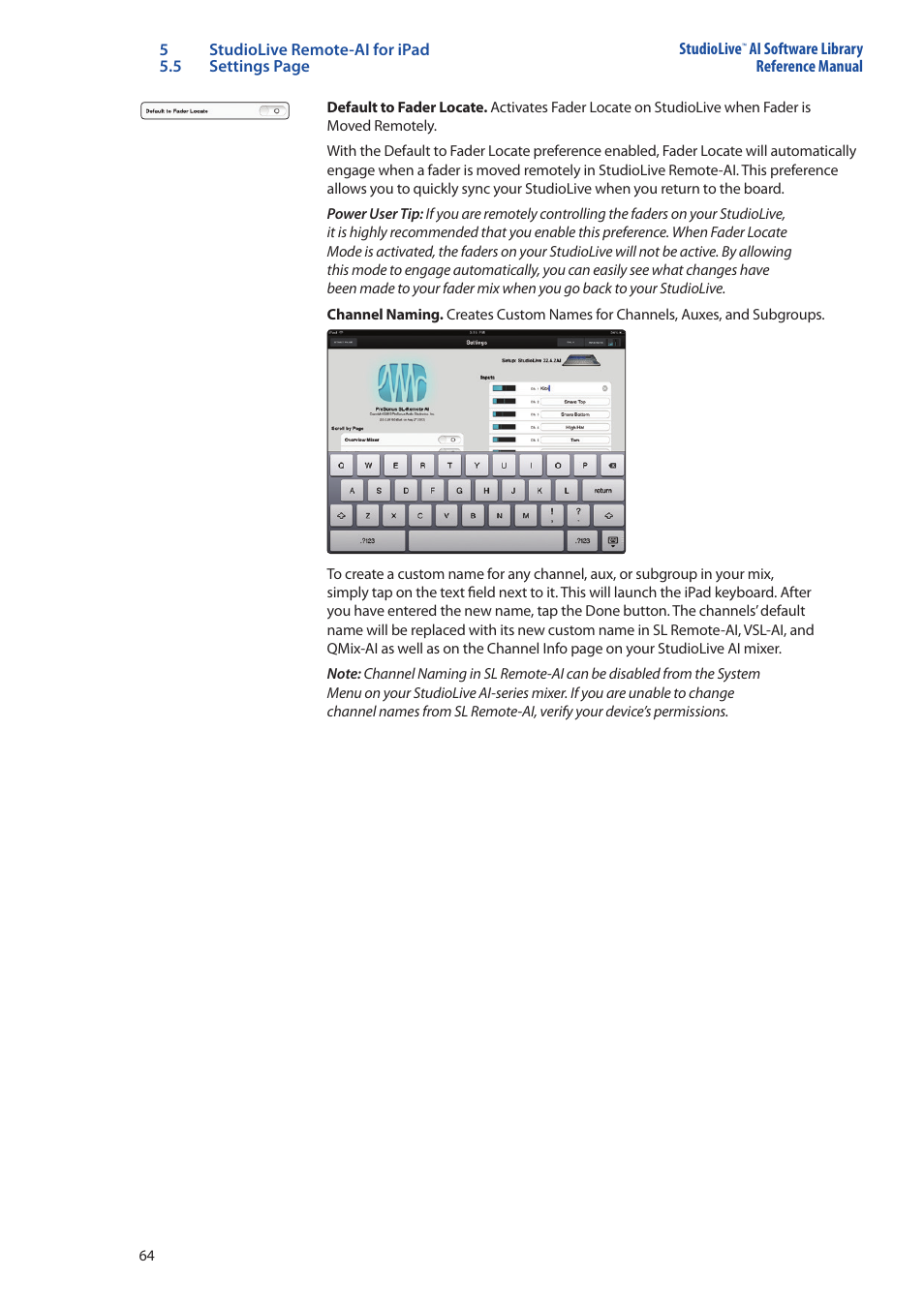 PreSonus StudioLive AI Series User Manual | Page 68 / 120