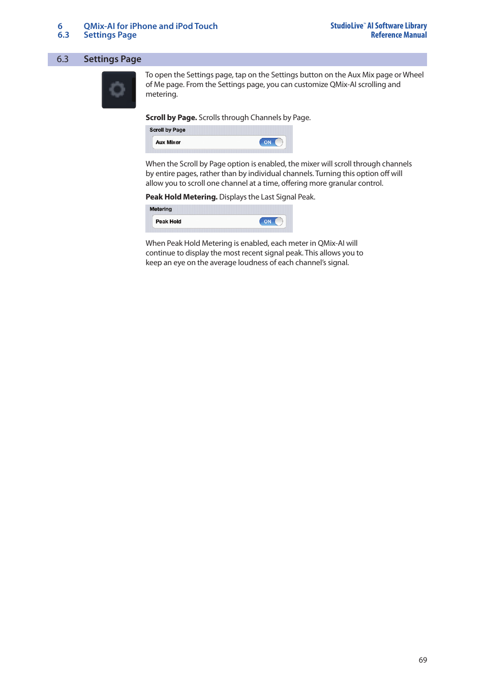 PreSonus StudioLive AI Series User Manual | Page 73 / 120