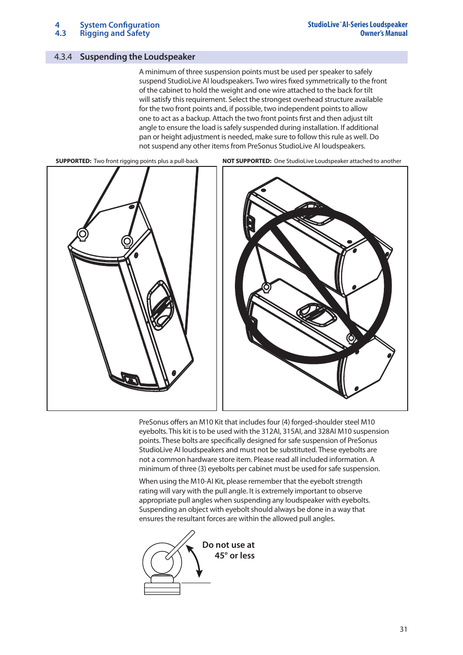 4 precautions, 4 precautions — 31 | PreSonus StudioLive 328AI User Manual | Page 35 / 48