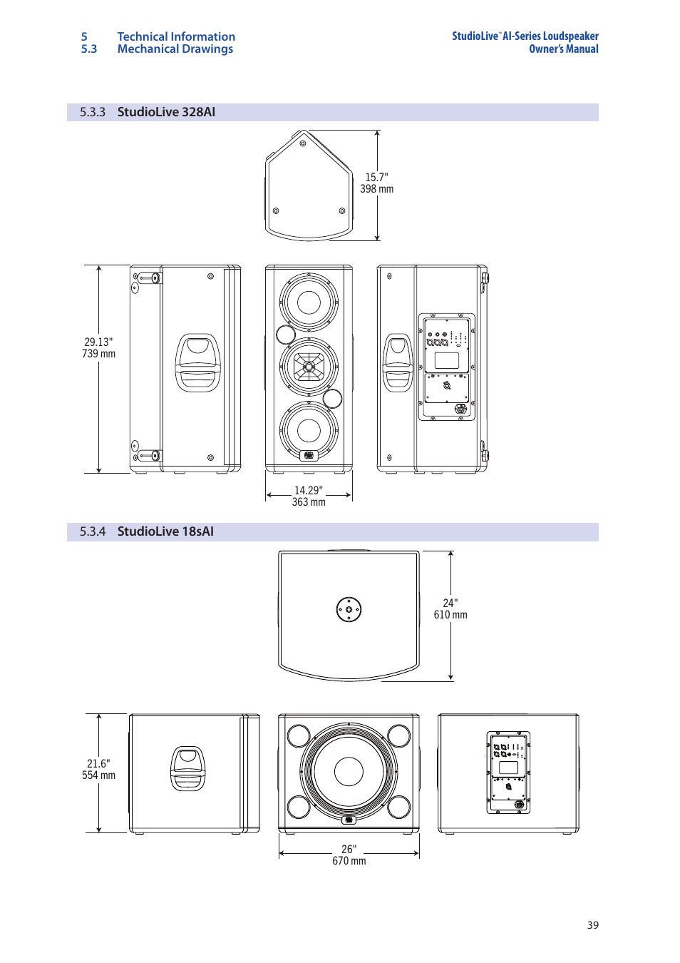 4 optional accessories, Optional accessories — 39 | PreSonus StudioLive 328AI User Manual | Page 43 / 48