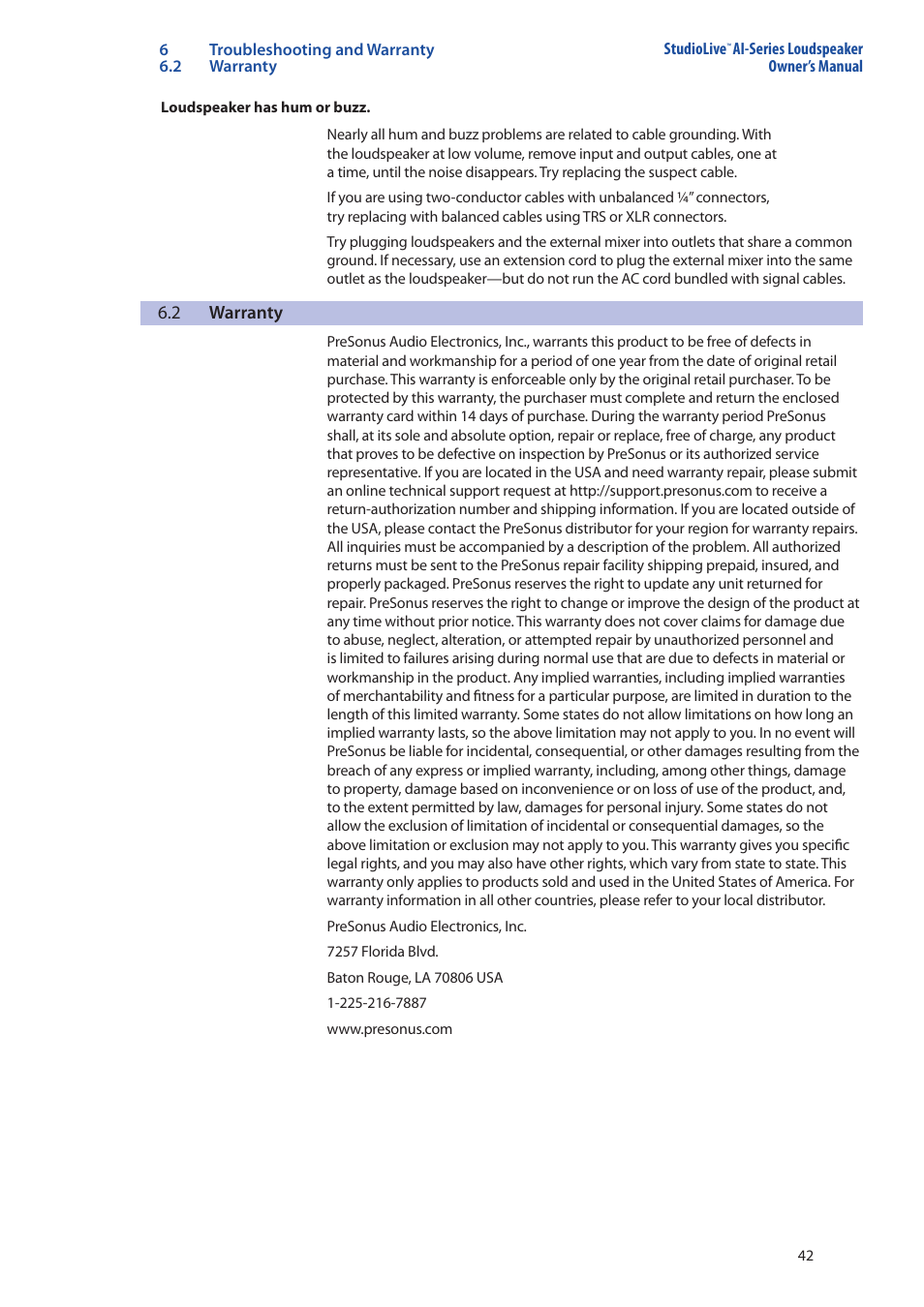 PreSonus StudioLive 328AI User Manual | Page 46 / 48