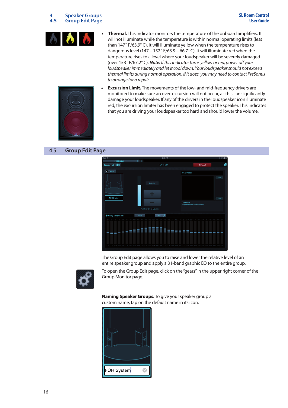 PreSonus SL Room Control User Manual | Page 18 / 28