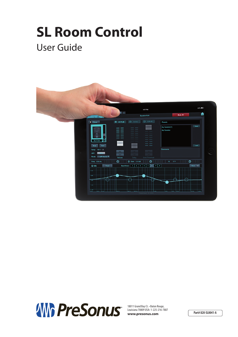 Sl room control, User guide | PreSonus SL Room Control User Manual | Page 28 / 28