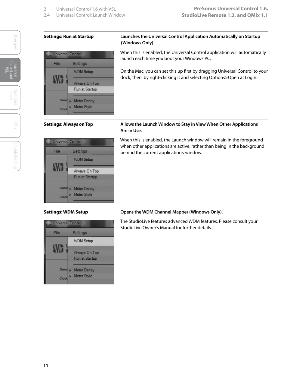 PreSonus StudioLive Remote User Manual | Page 14 / 64