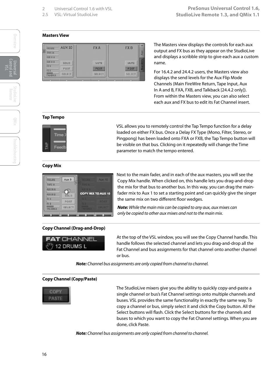 PreSonus StudioLive Remote User Manual | Page 20 / 64