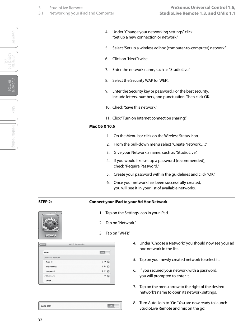 PreSonus StudioLive Remote User Manual | Page 36 / 64