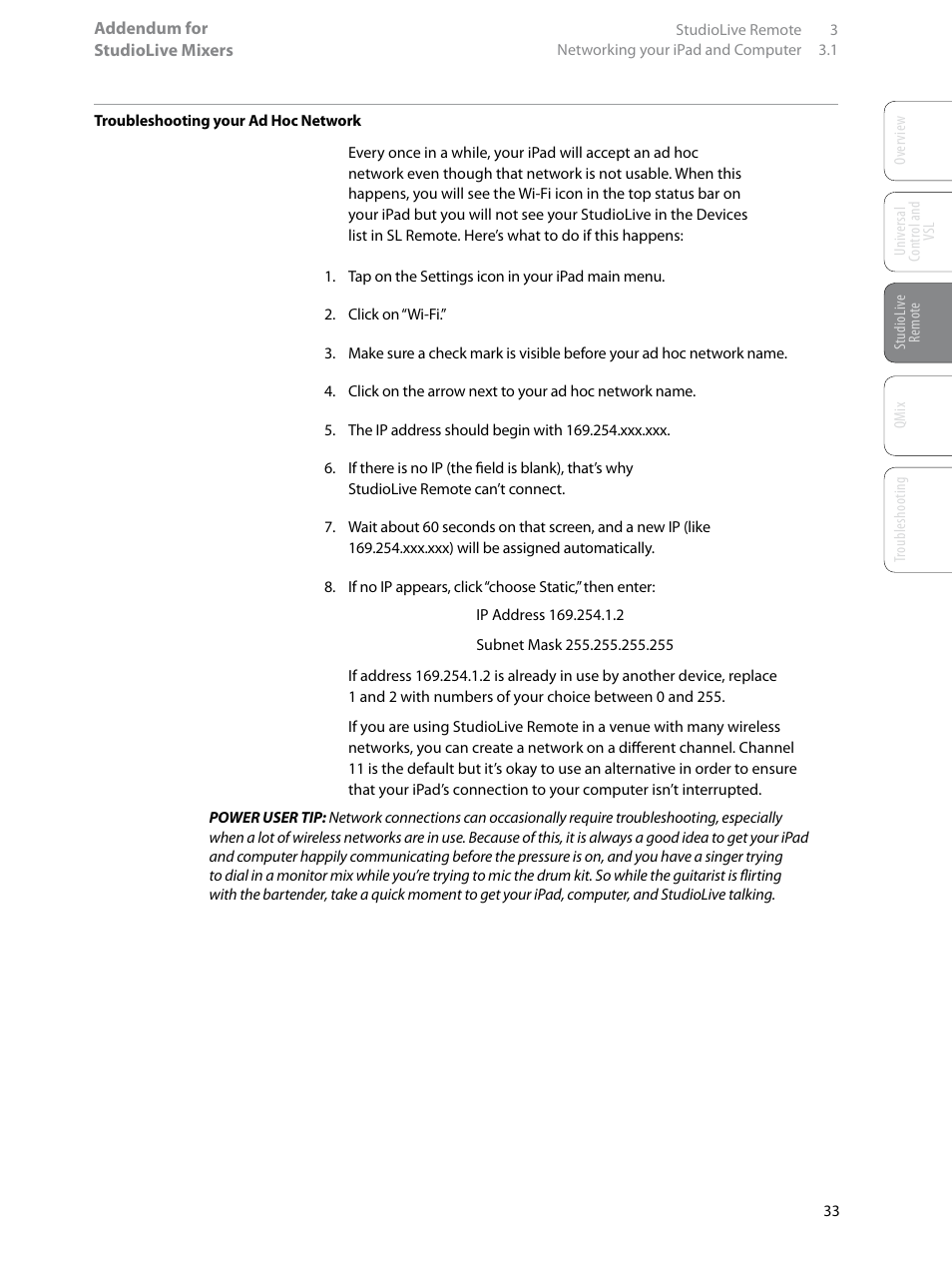 PreSonus StudioLive Remote User Manual | Page 37 / 64