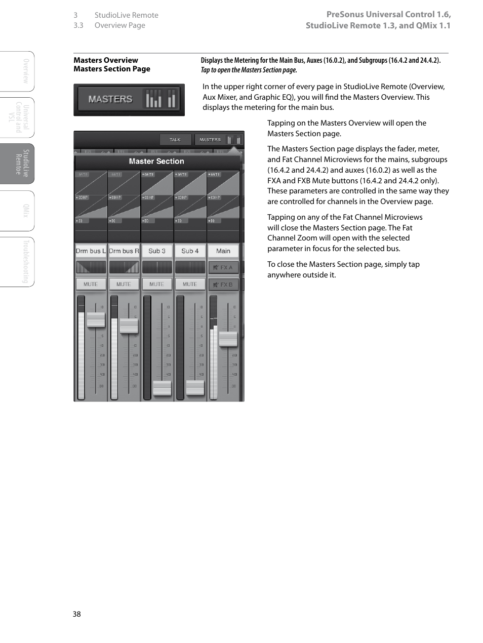 PreSonus StudioLive Remote User Manual | Page 42 / 64