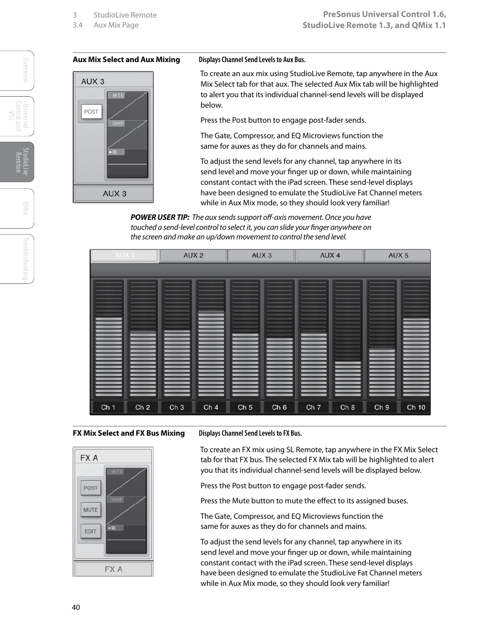 PreSonus StudioLive Remote User Manual | Page 44 / 64
