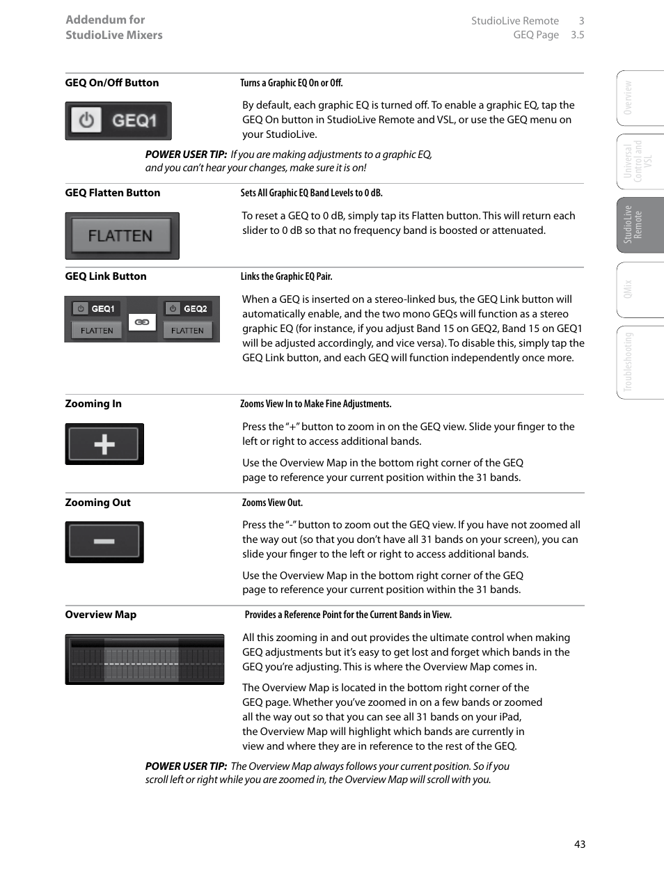 PreSonus StudioLive Remote User Manual | Page 47 / 64