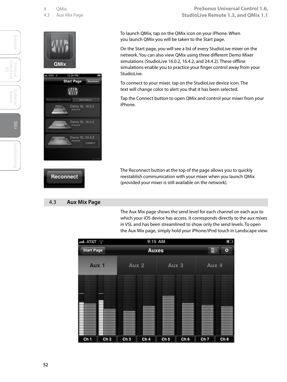 PreSonus StudioLive Remote User Manual | Page 56 / 64