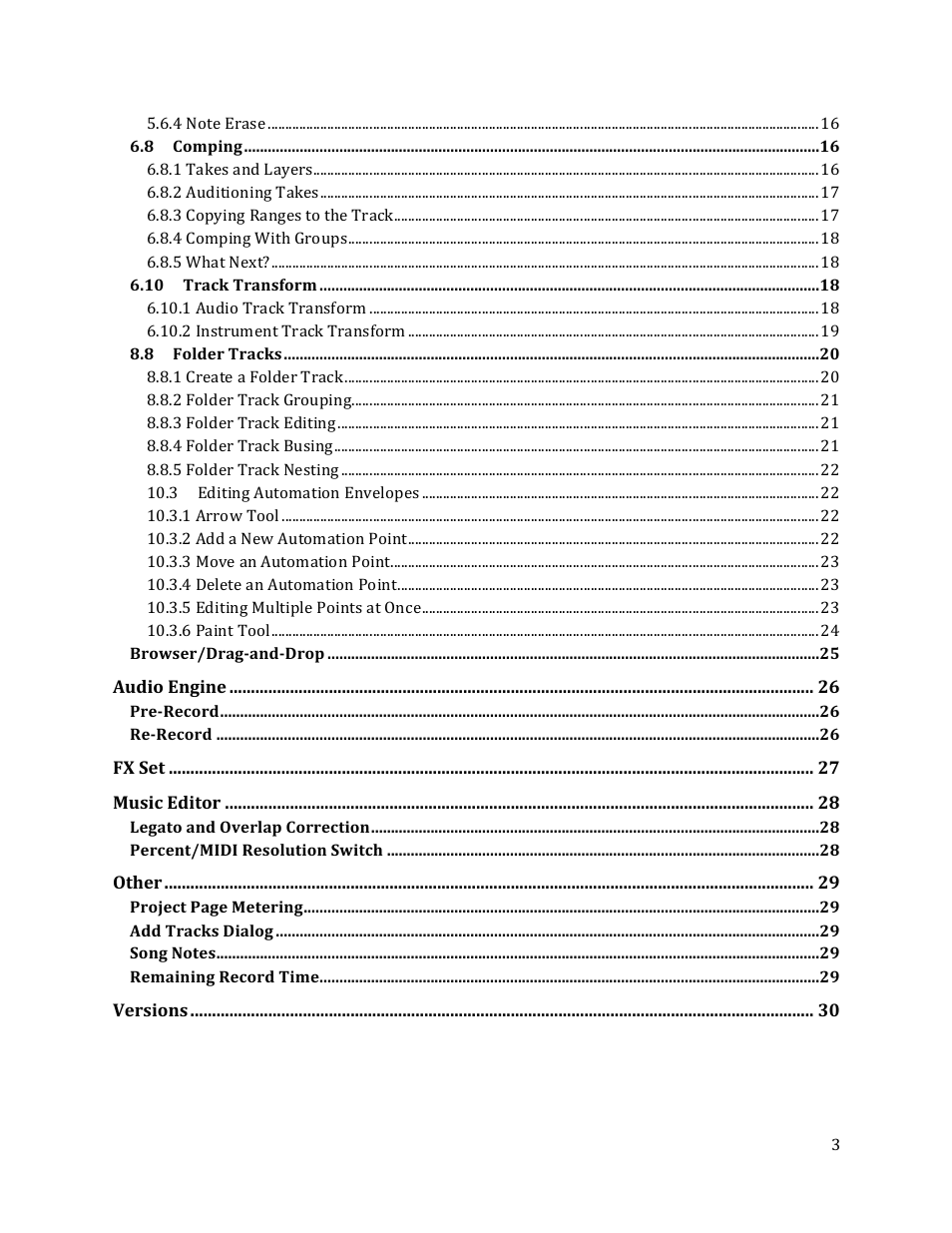 PreSonus Studio One User Manual | Page 3 / 31