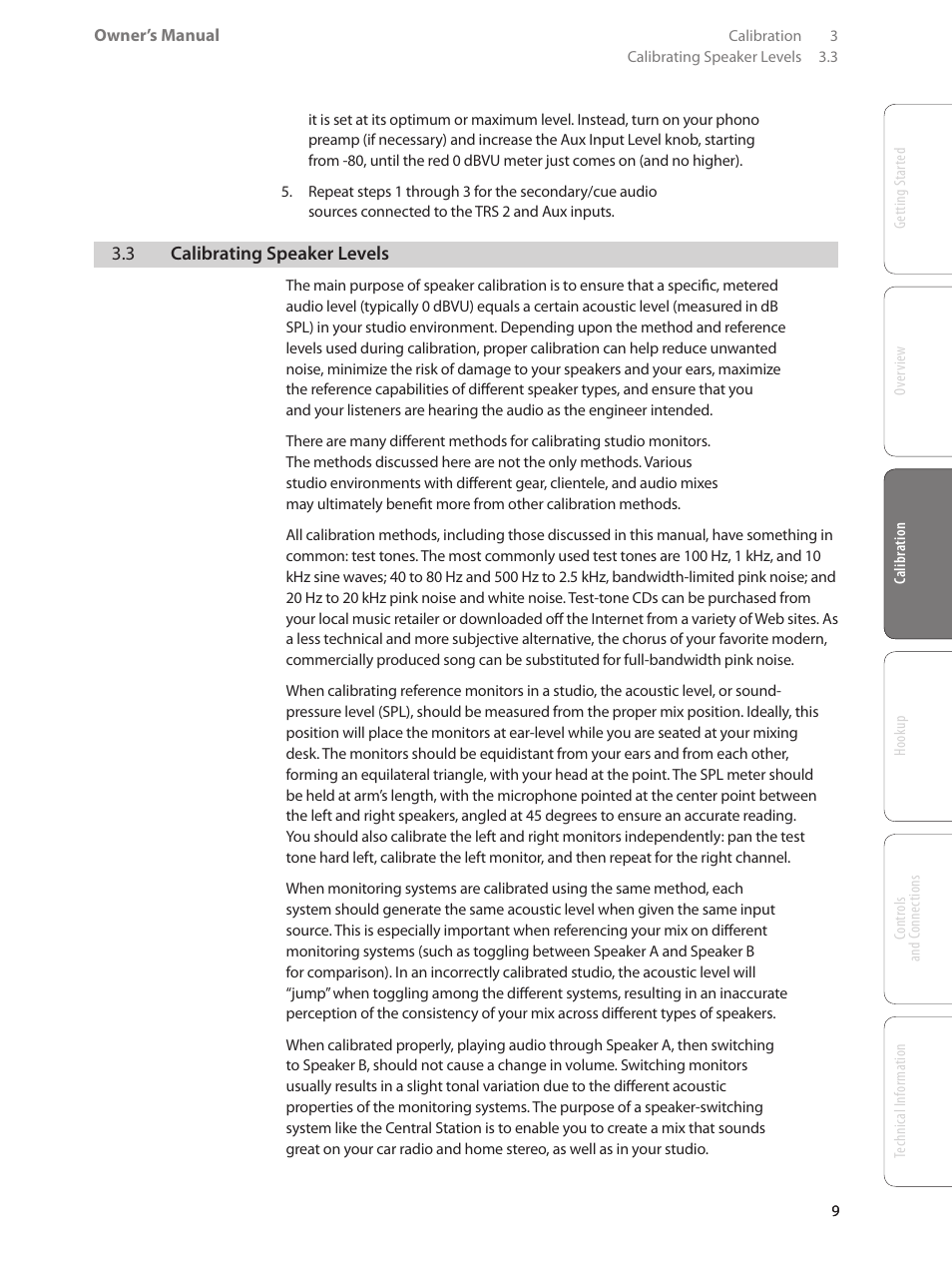 1 maximum loudness, Reference | PreSonus Central Station PLUS User Manual | Page 13 / 36