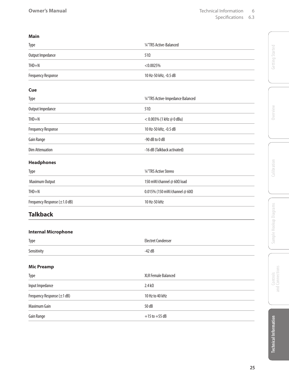 4 block diagram — 27, Talkback | PreSonus Central Station PLUS User Manual | Page 29 / 36