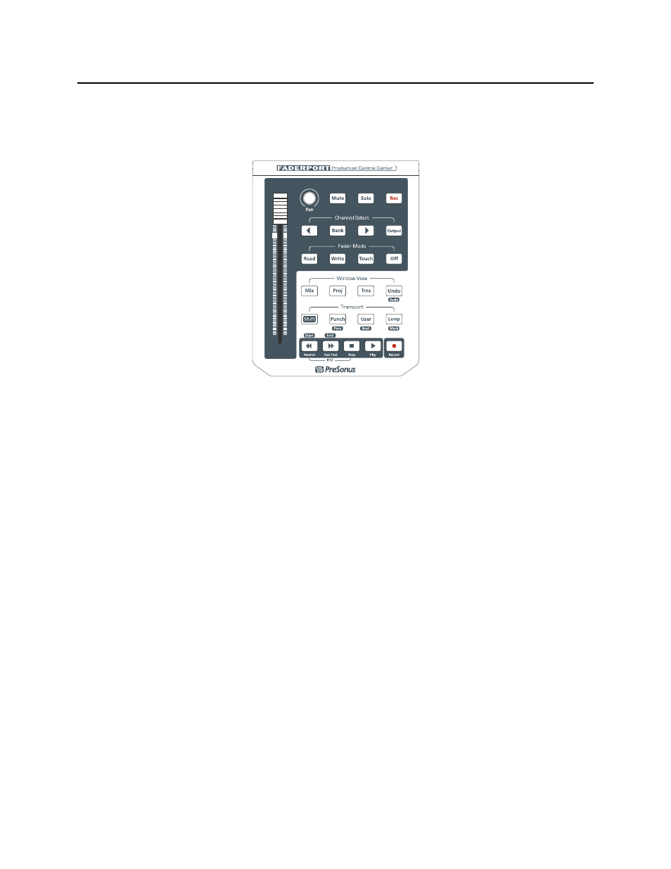 Overview, 1 introduction | PreSonus FaderPort User Manual | Page 5 / 33