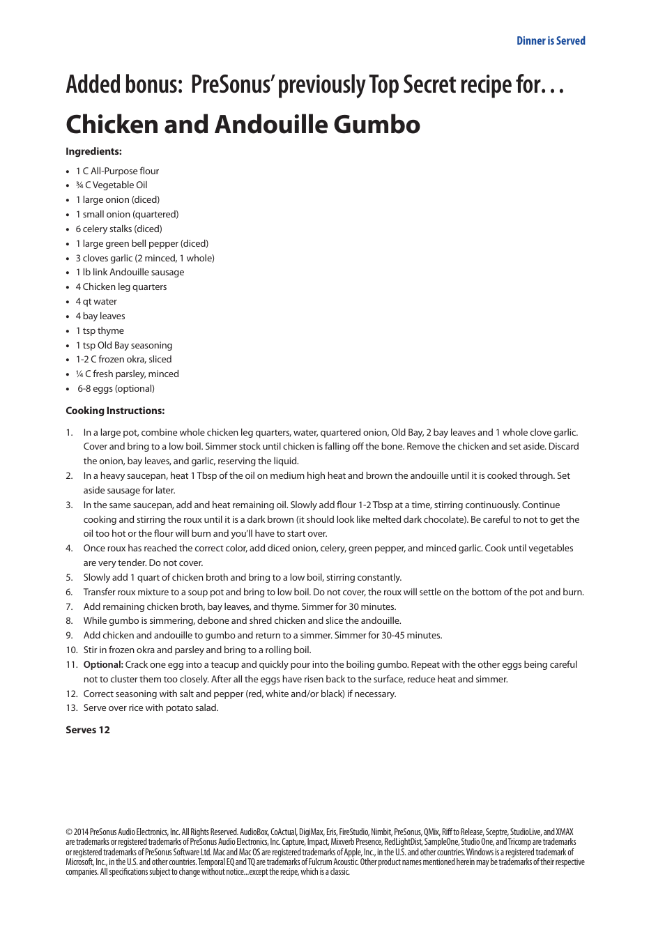 PreSonus Monitor Station V2 User Manual | Page 27 / 28