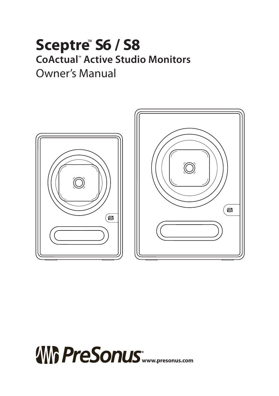 PreSonus Sceptre User Manual | 18 pages