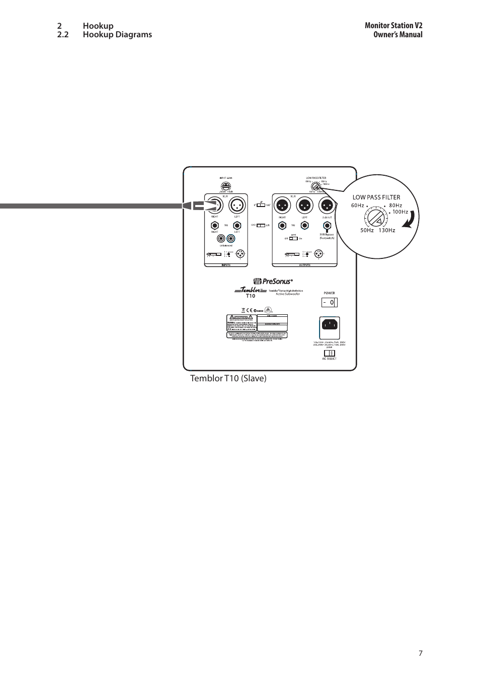 2 advanced setup | PreSonus Temblor T10 User Manual | Page 11 / 20