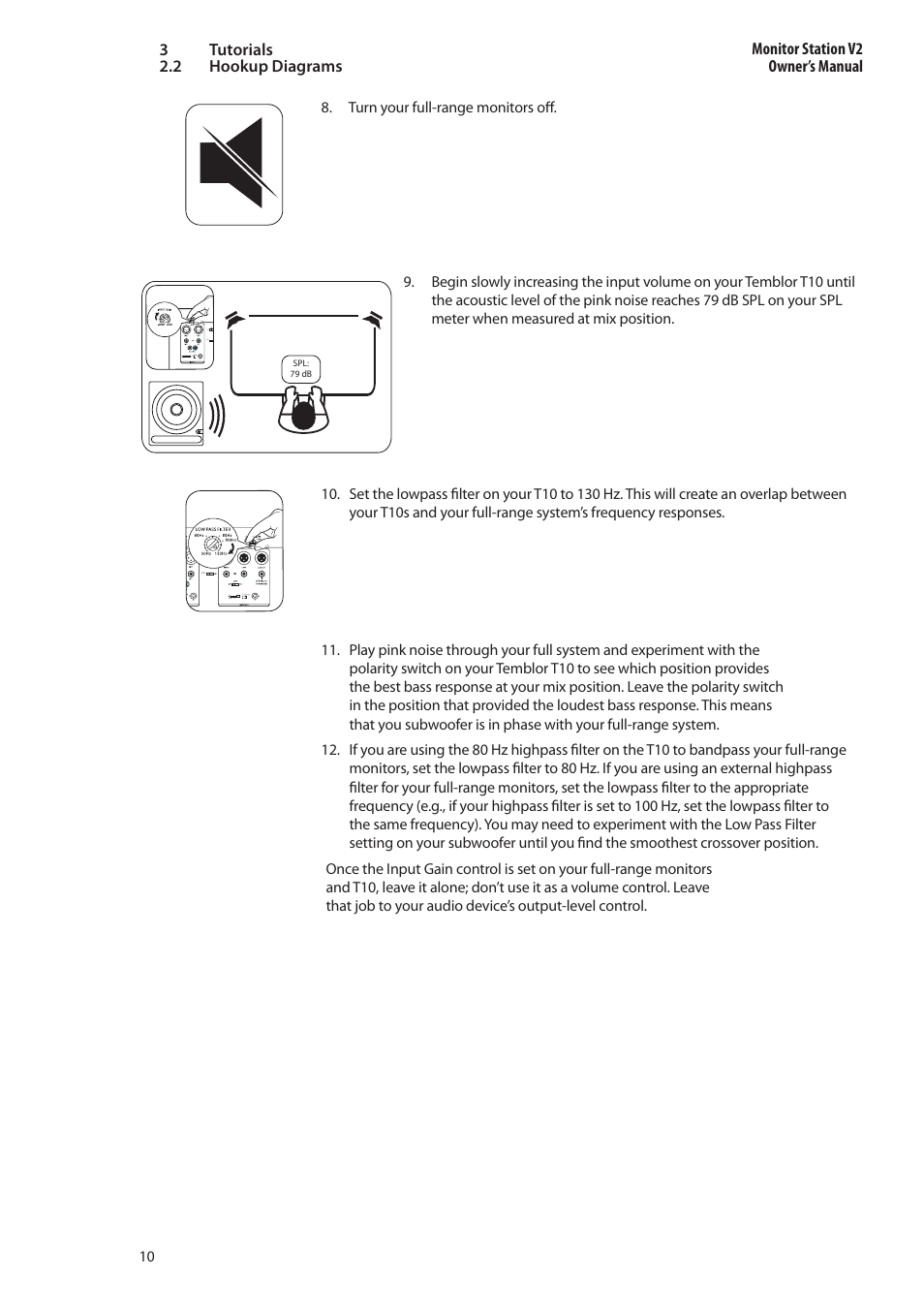 PreSonus Temblor T10 User Manual | Page 14 / 20