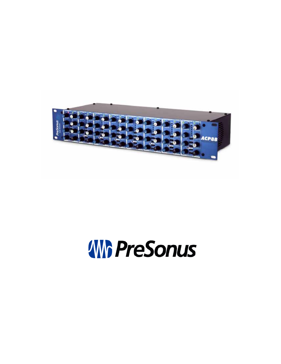 PreSonus ACP88 User Manual | 24 pages