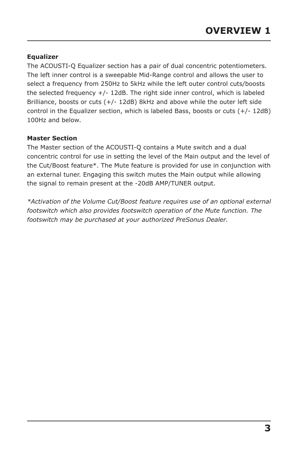 3overview 1 | PreSonus Acousti-Q User Manual | Page 5 / 21