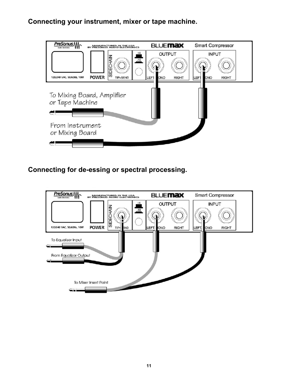 PreSonus BlueMAX User Manual | Page 14 / 16