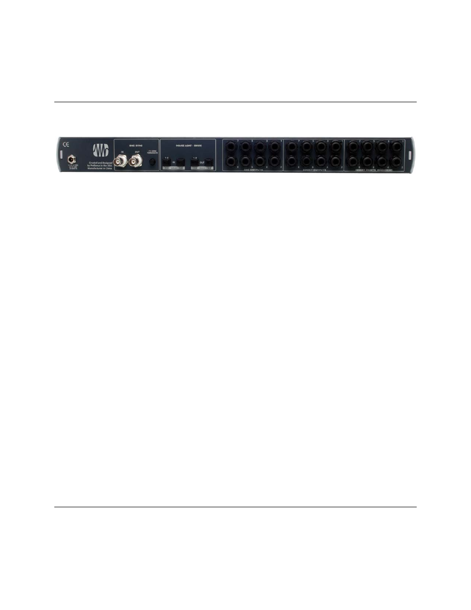 3 back panel | PreSonus DigiMax FS User Manual | Page 6 / 16