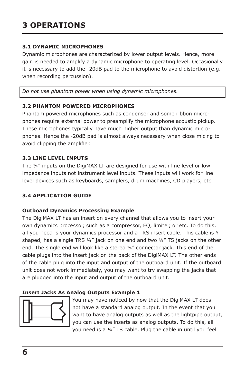3 operations | PreSonus DigiMax LT User Manual | Page 8 / 15