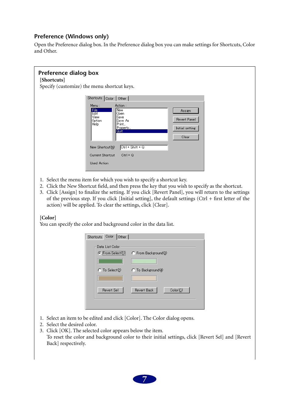 Preference (windows only), Preference dialog box | PreSonus FIREstation User Manual | Page 7 / 17