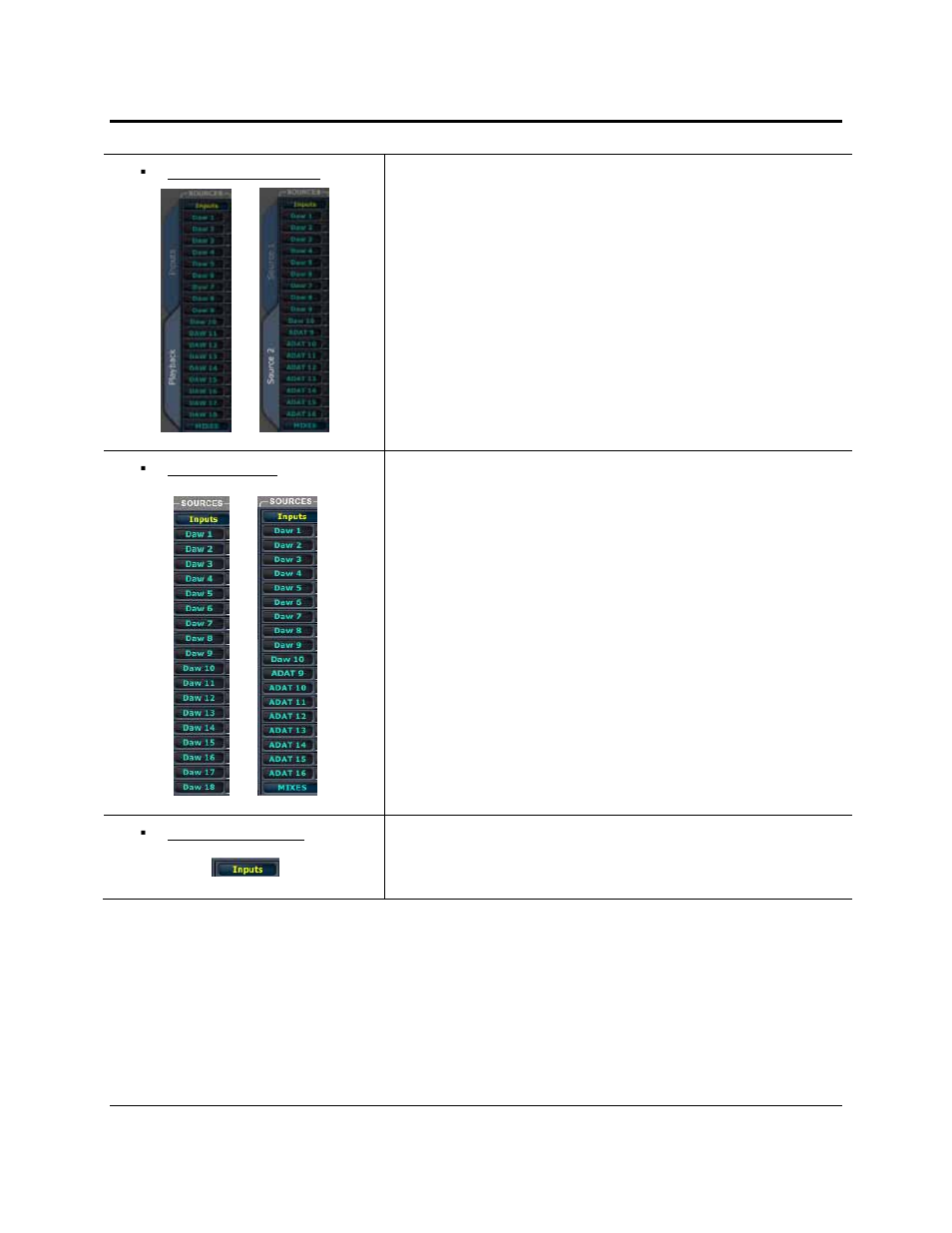 Controls and connections, Playback/source 2 tab, Playback source | Input source viewer | PreSonus FireStudio User Manual | Page 32 / 49