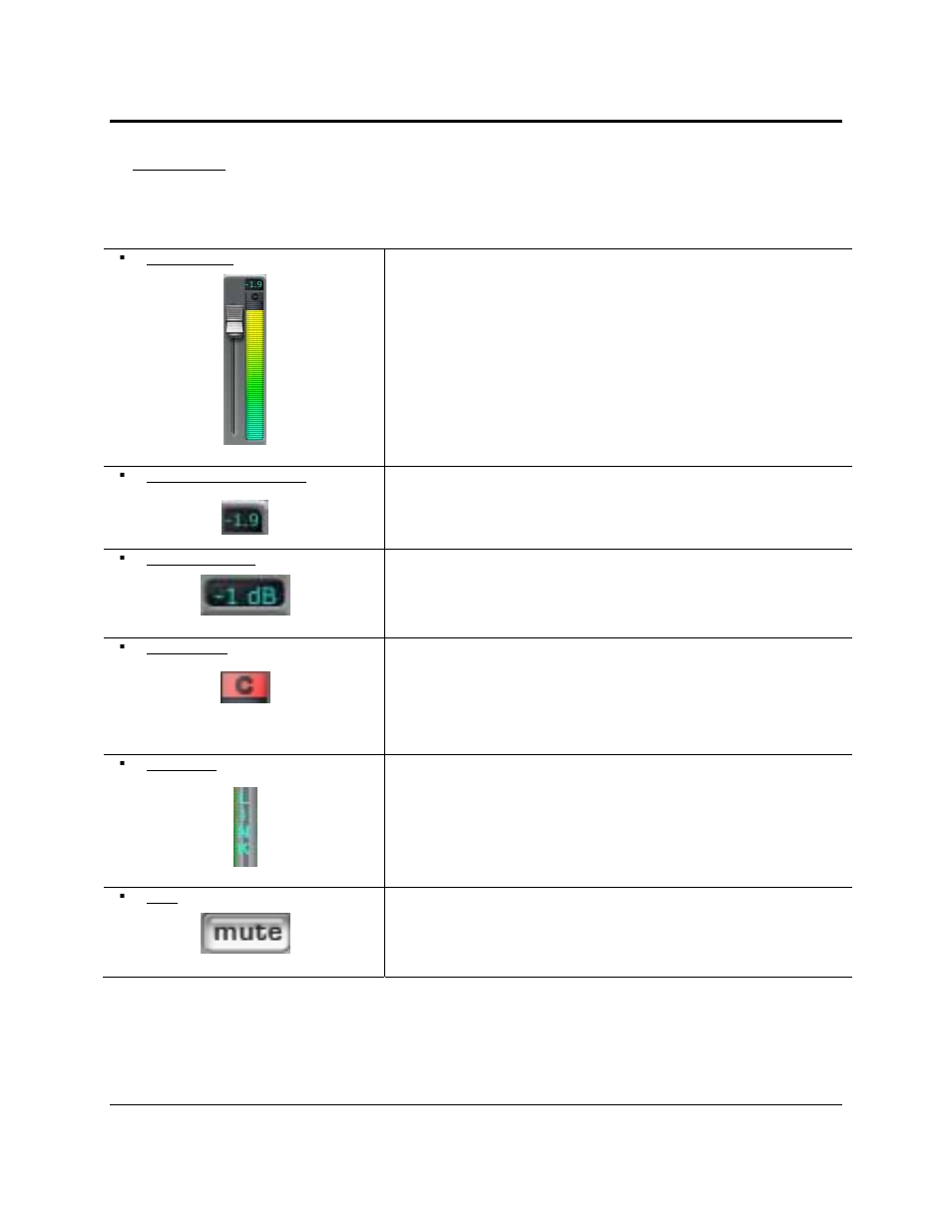 Controls and connections, Output faders, Mute | PreSonus FireStudio User Manual | Page 34 / 49