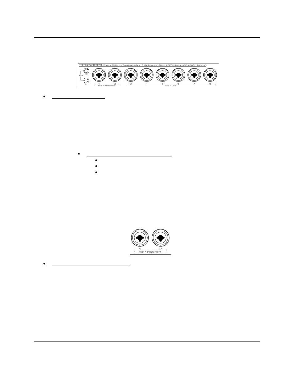 Controls and connections, 2 front panel layout | PreSonus FireStudio User Manual | Page 39 / 49