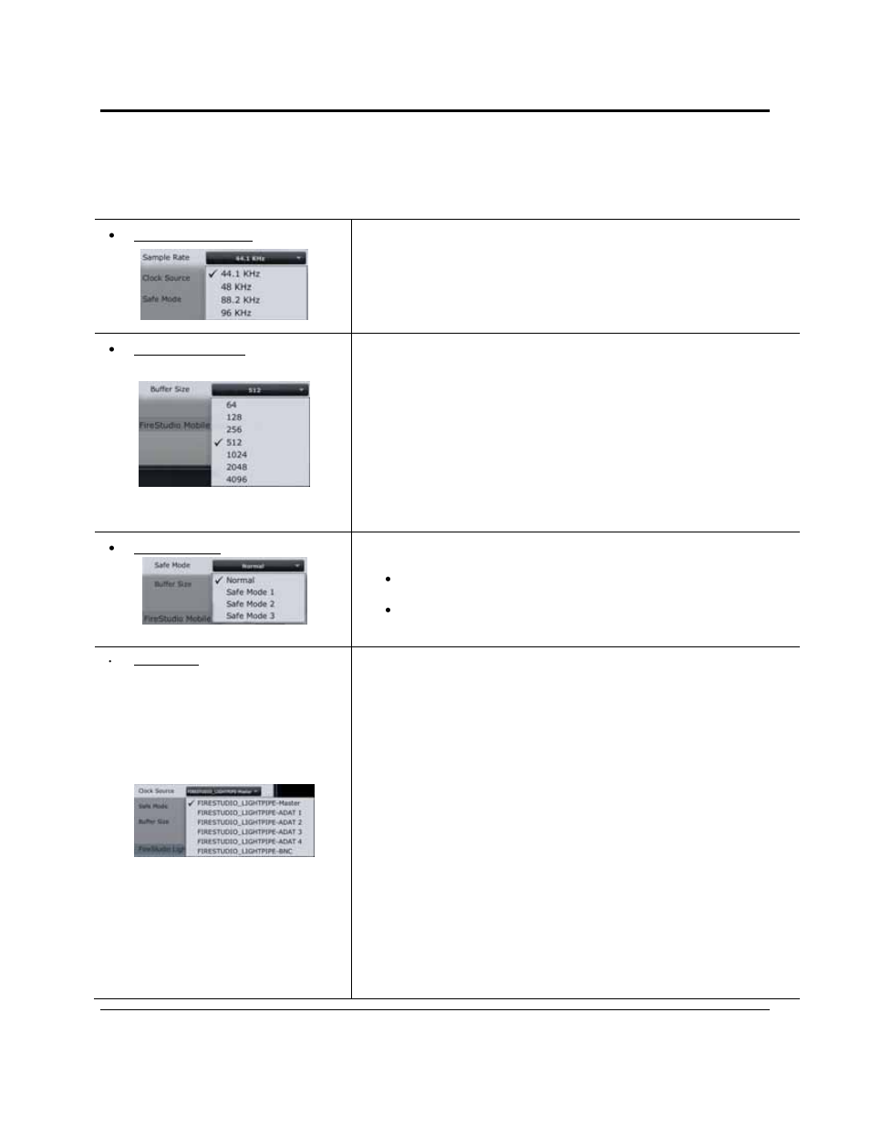 Controls & connections, 2 launcher window, Clocksource | PreSonus FireStudio Lightpipe User Manual | Page 24 / 37