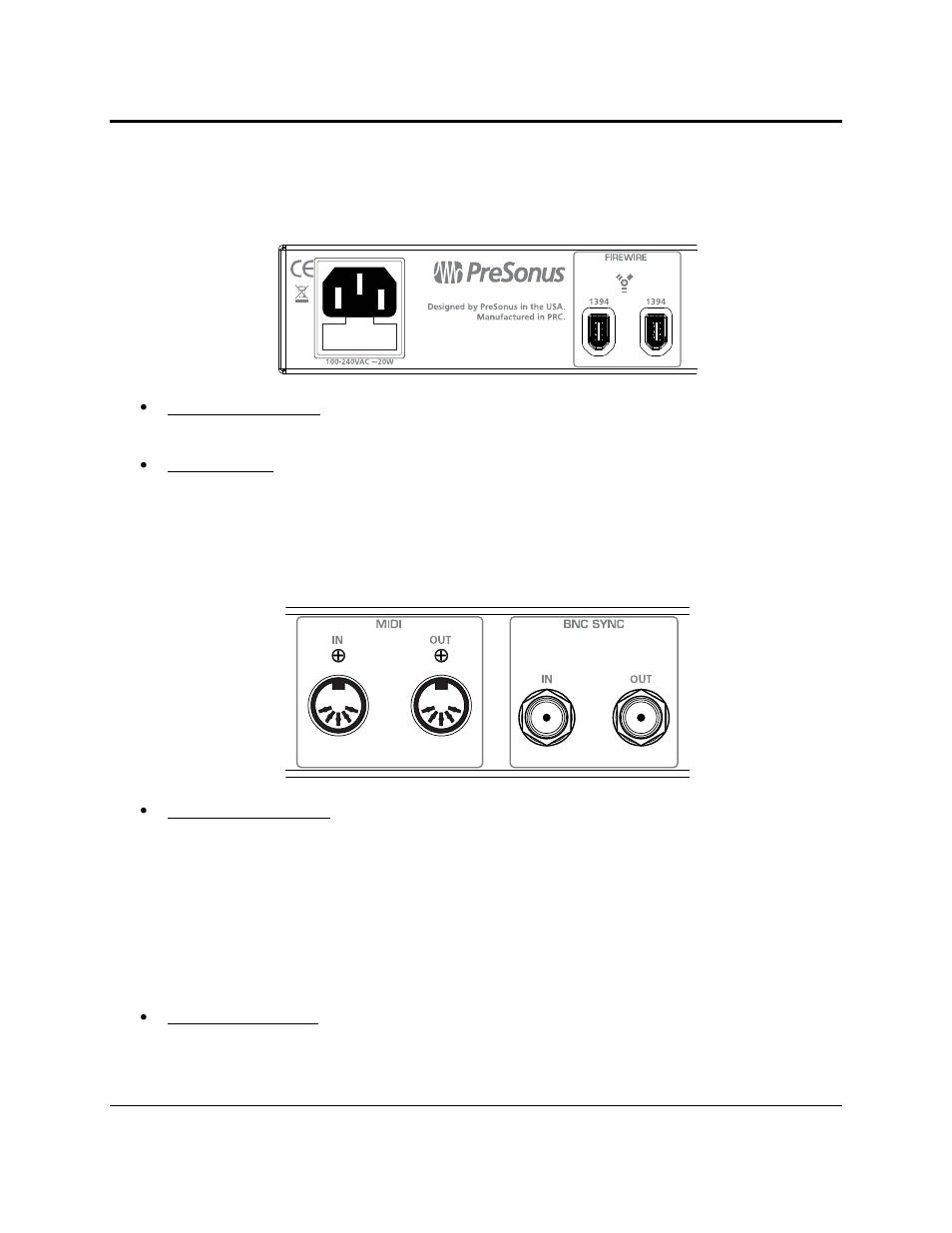 Controls & connections, 3 back panel layout | PreSonus FireStudio Lightpipe User Manual | Page 31 / 37