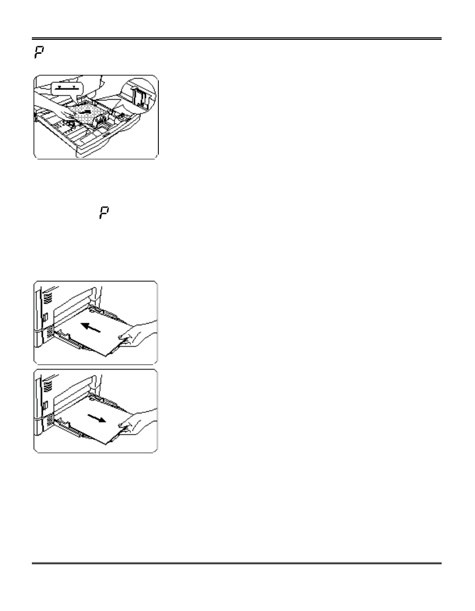 Flashing p, Flashing, Loading paper | Xerox WorkCentre Pro 215 User Manual | Page 22 / 62