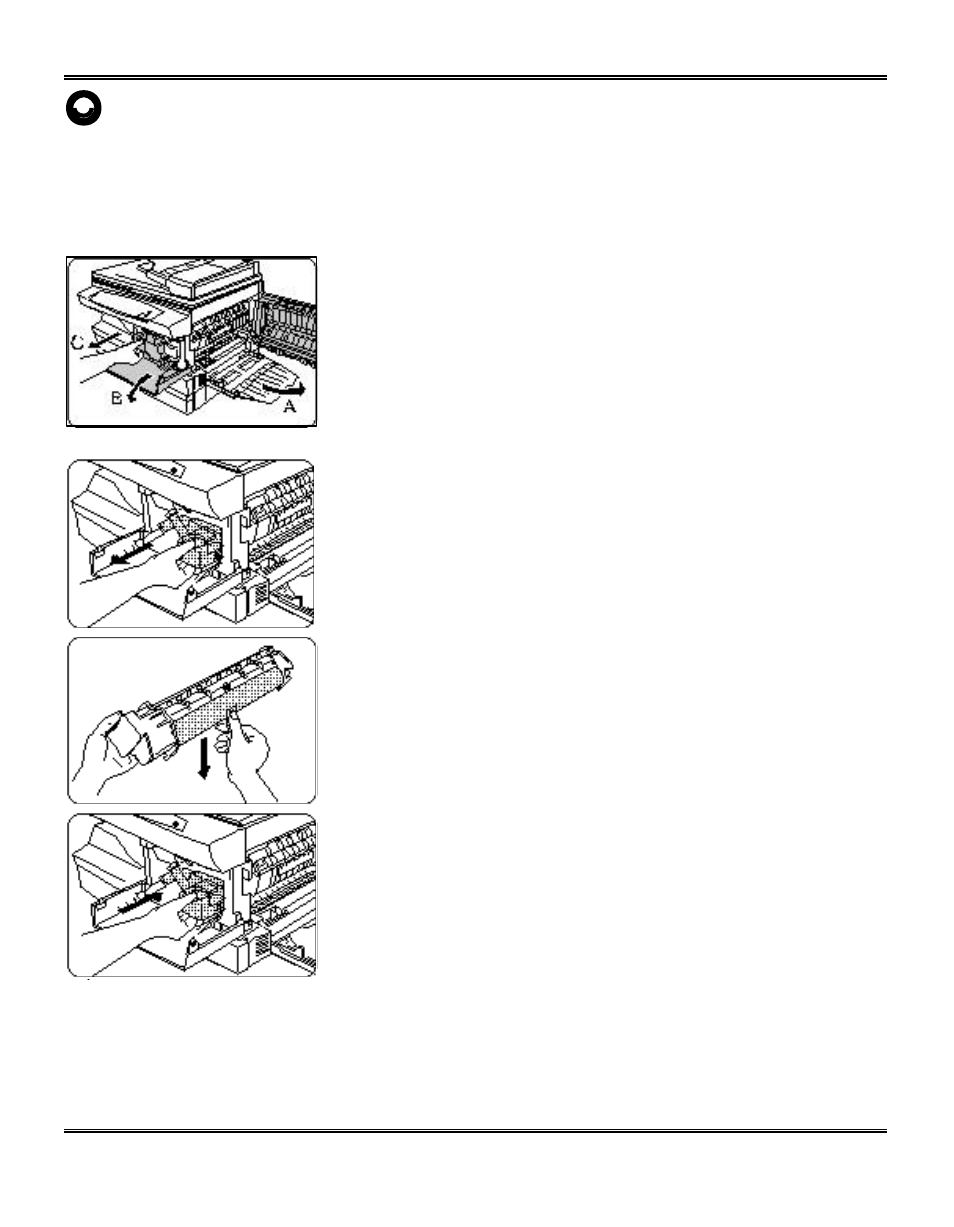 J2 drum cartridge replacement | Xerox WorkCentre Pro 215 User Manual | Page 44 / 62