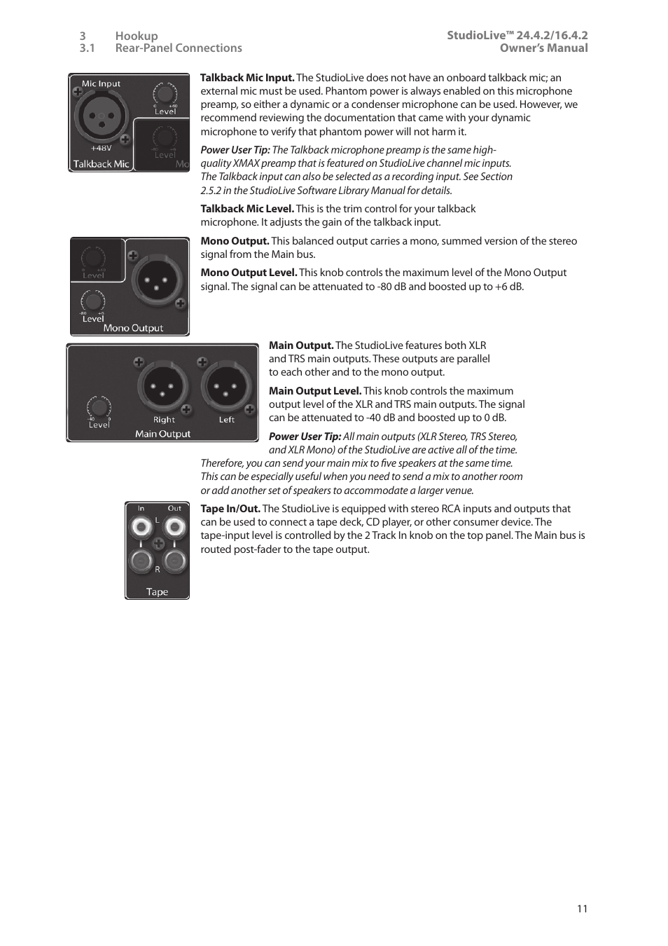 PreSonus StudioLive 24.4.2 User Manual | Page 15 / 112