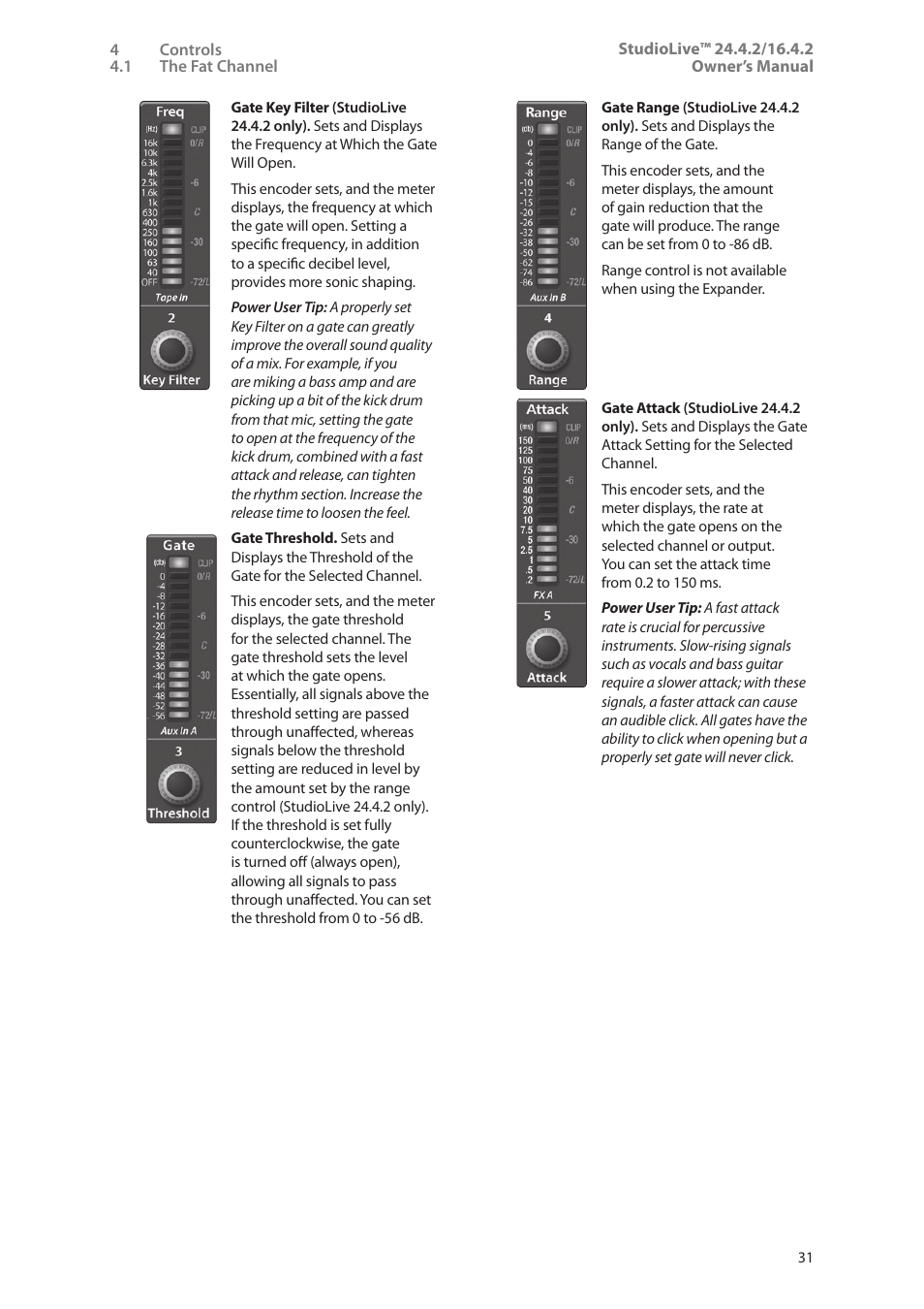 PreSonus StudioLive 24.4.2 User Manual | Page 35 / 112