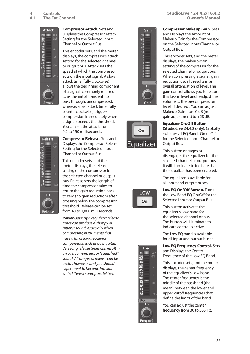 PreSonus StudioLive 24.4.2 User Manual | Page 37 / 112