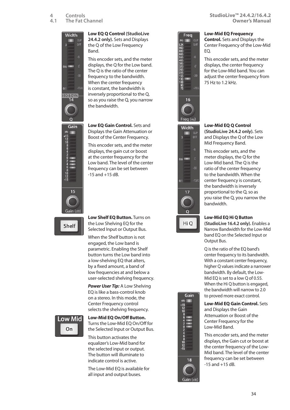 PreSonus StudioLive 24.4.2 User Manual | Page 38 / 112