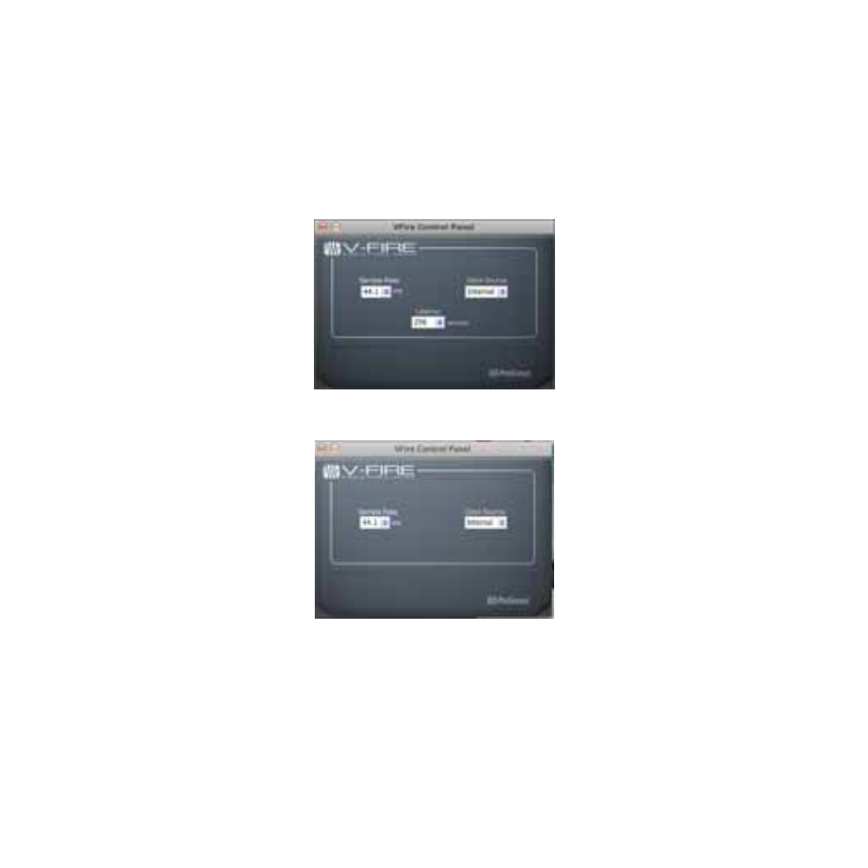 3 control panel | PreSonus V-Fire User Manual | Page 12 / 27