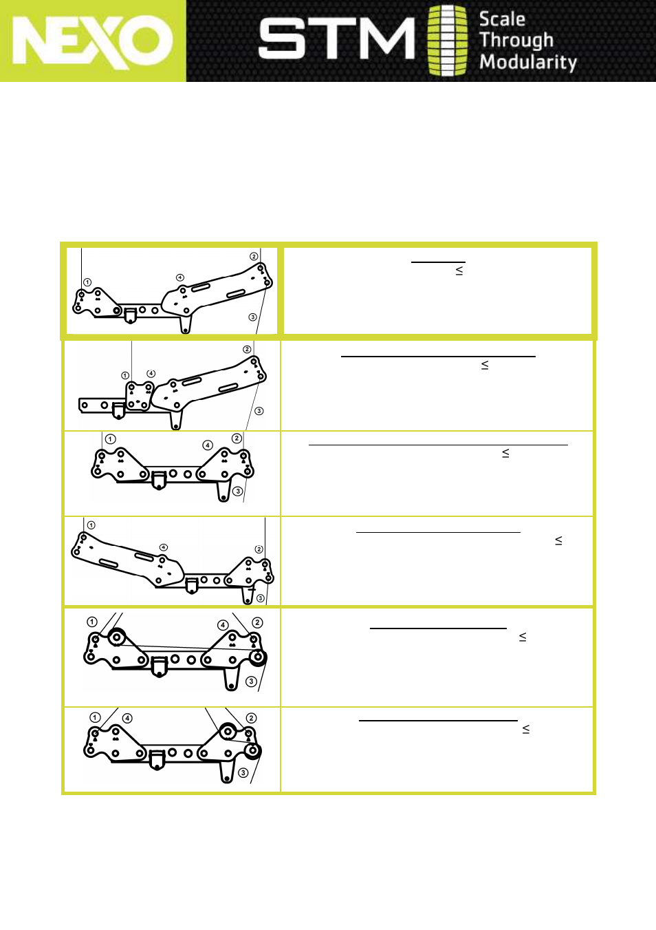 Flying modes | Nexo STM Series User Manual | Page 4 / 8