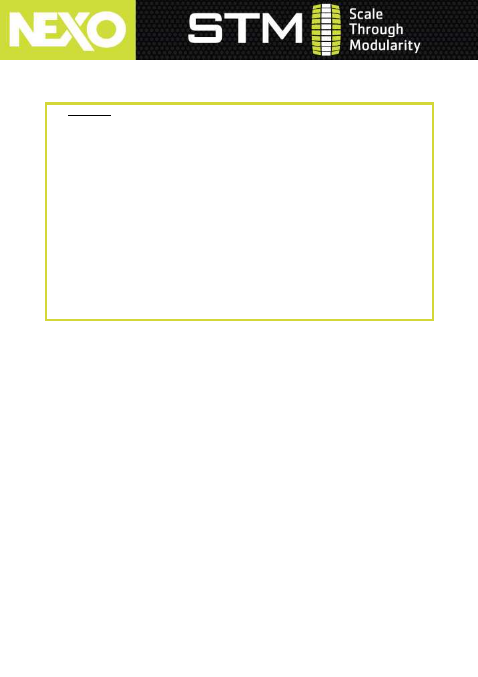 Dismantling | Nexo STM Series User Manual | Page 8 / 8